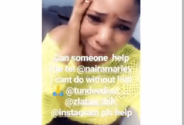 slay queen cries over naira marley