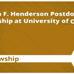 Gordon F. Henderson Postdoctoral Scholarship