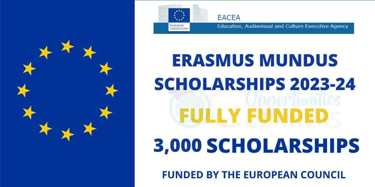 Erasmus Mundus Scholarship Program 2023 in Europe (Fully Funded)