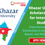 Khazar University International Scholarship 2023 for International Students