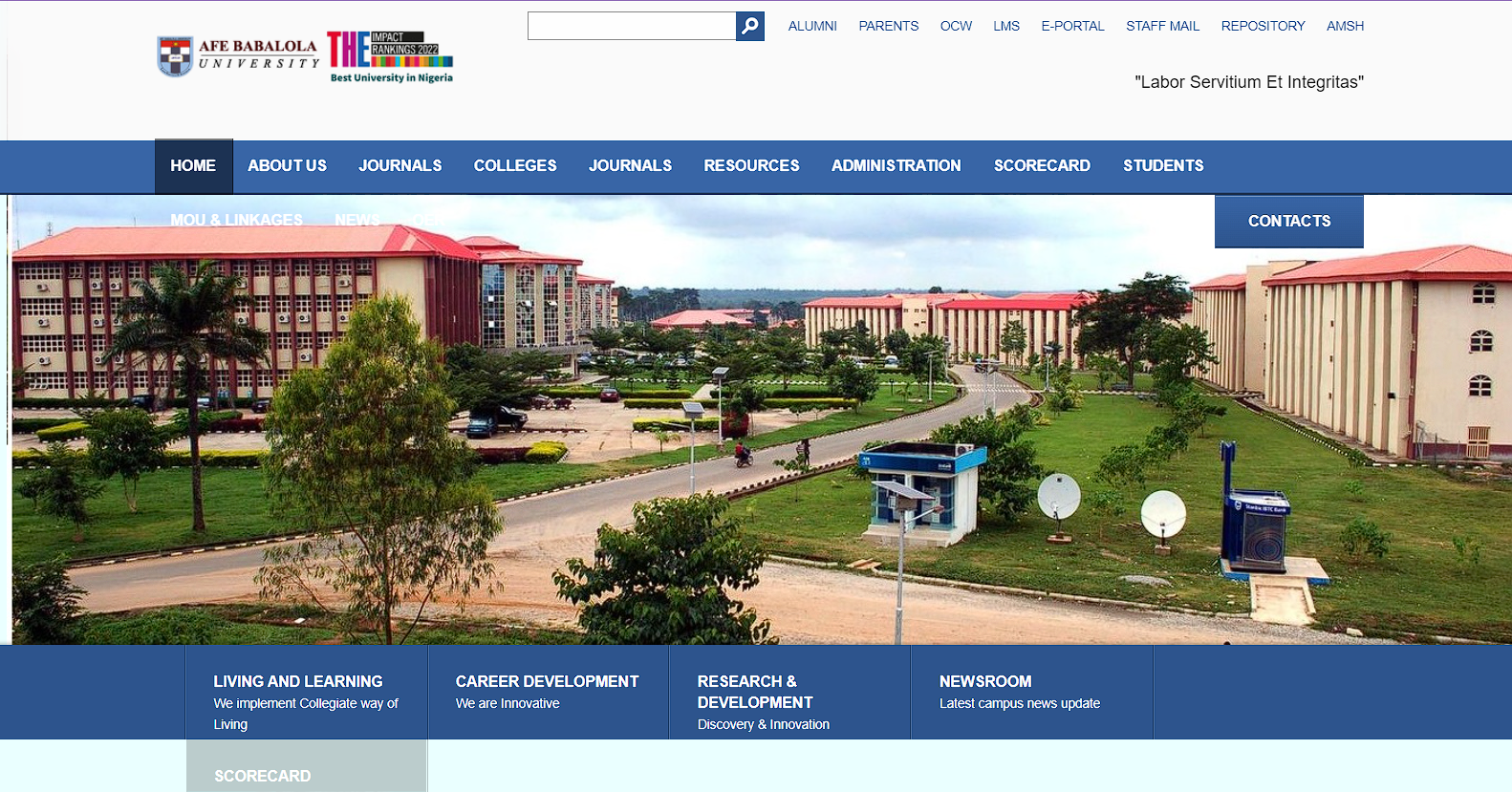 Afe Babalola University Private University — Best private universities in Nigeria