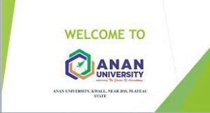 Anan University logo