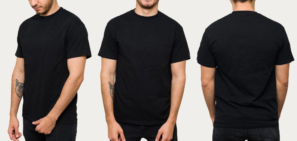 Plain Black T-shirts