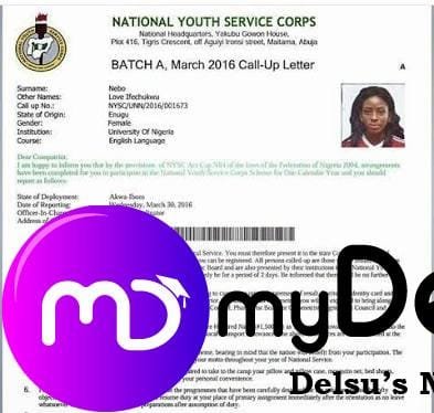 What to do after receiving your NYSC call-up letter