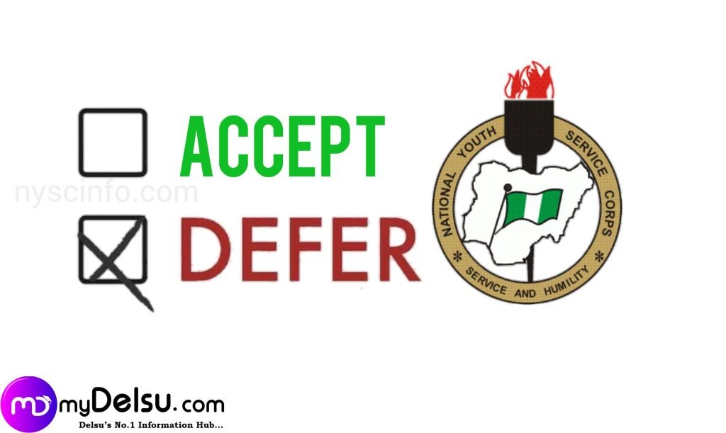 Can I Defer My NYSC Service Year?