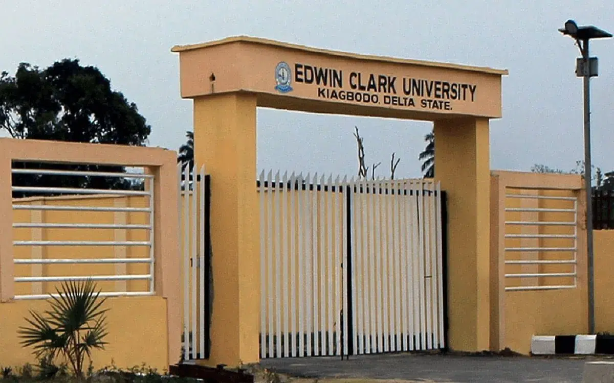 Edwin Clark University Post-UTME Form 1