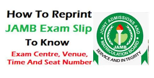 How to Reprint JAMB UTME Exam Slip