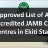 jamb cbt centres in Ekiti state