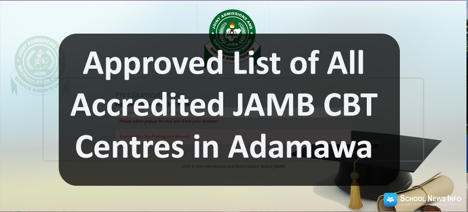 jamb cbt centres in adamawa state