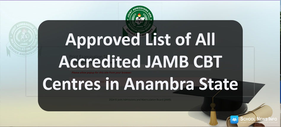 jamb cbt centres in anambra state