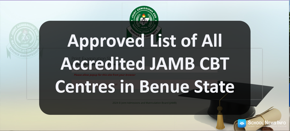 jamb cbt centres in benue state