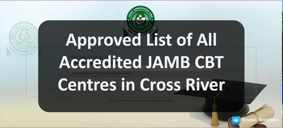 jamb cbt centres in cross river state