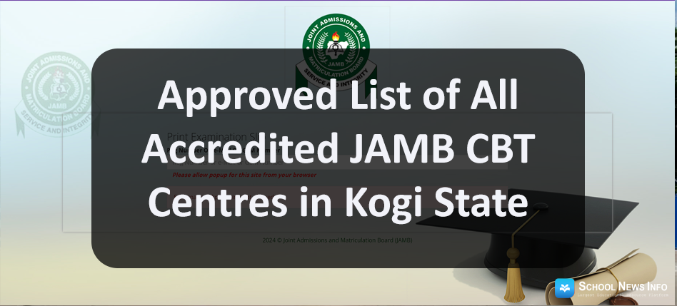 JAMB CBT Centres in Kogi State