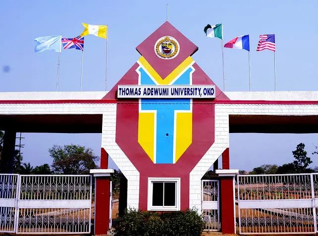 Thomas Adewumi University School Gate