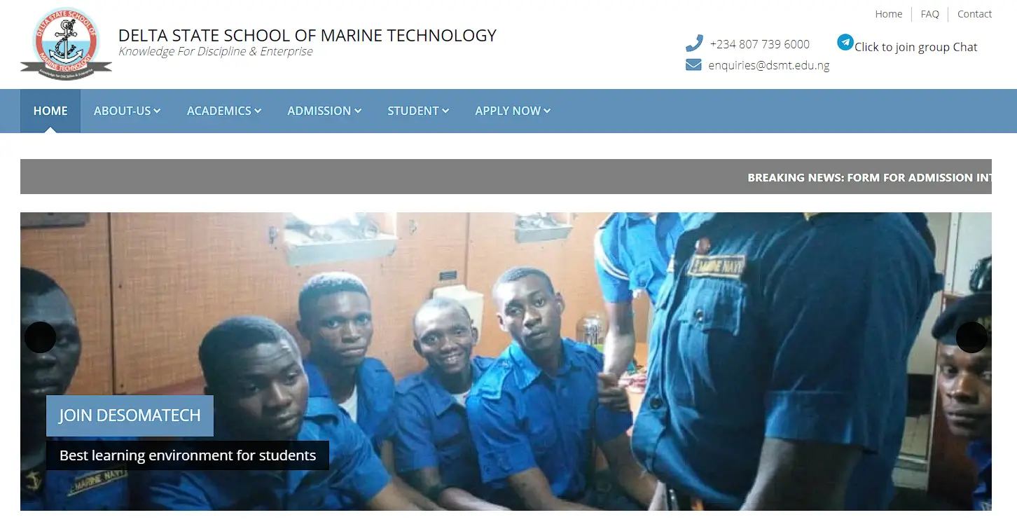 Dellta State School of Marine Technology, Burutu