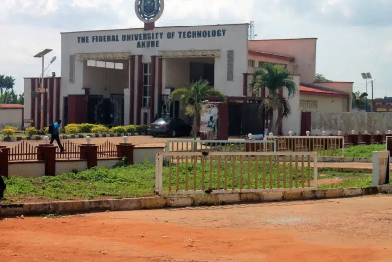 Federal University of Technology, Akure School gate