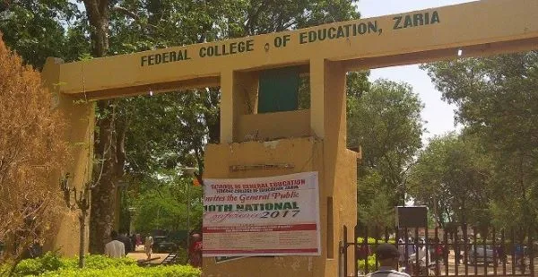 FCE Zaria School gate