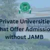 Private Universities that Accept Direct Entry in Nigeria