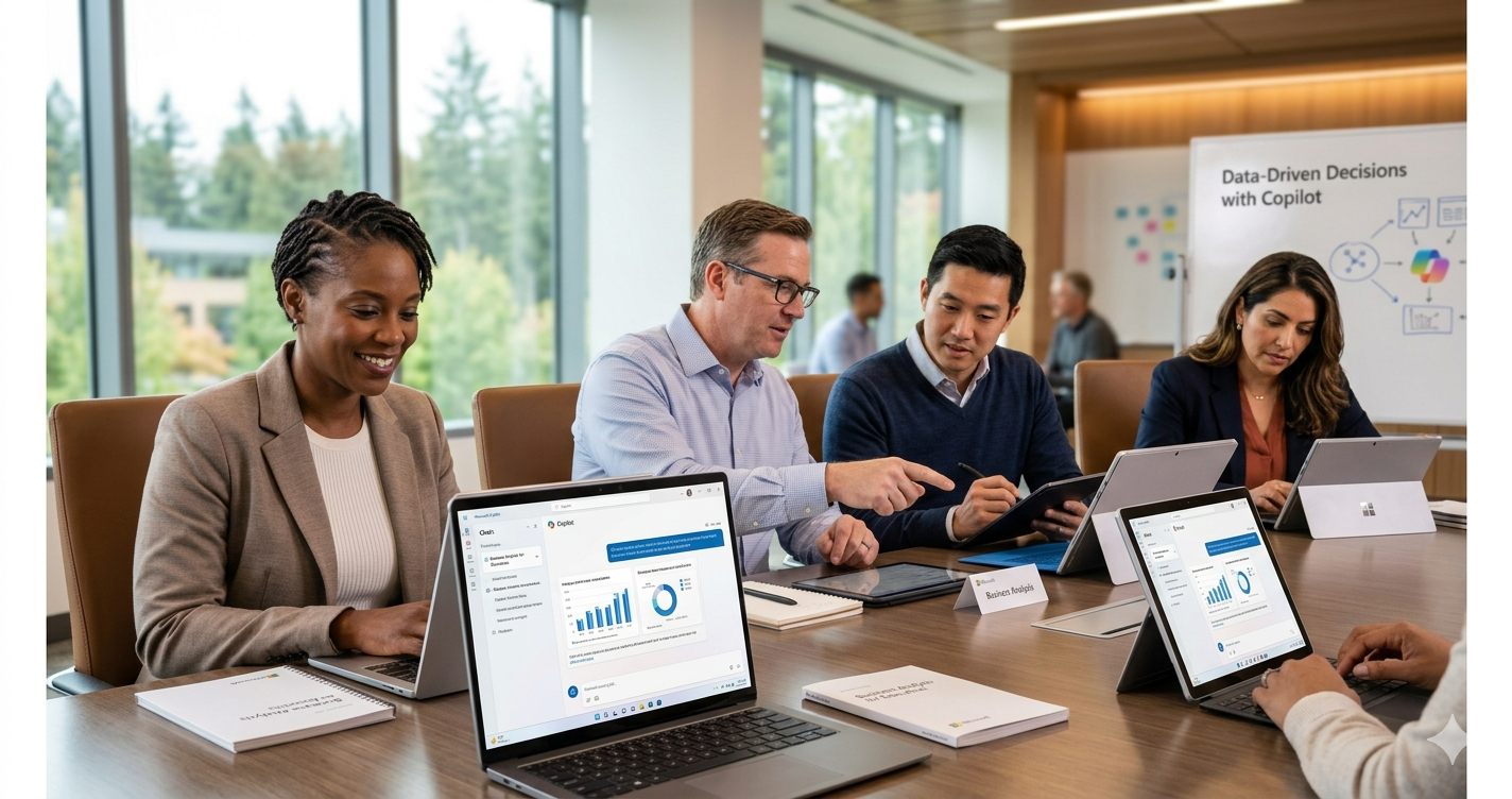 Business Analysis for Executives with Microsoft Copilot course on Udemy, free with coupon, AI for strategic business insights