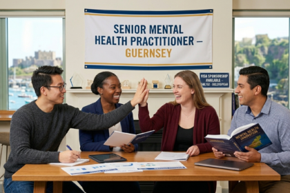 Senior Mental Health Practitioner job in Guernsey, NHS, £46,152 to £62,310 per year, visa sponsorship available