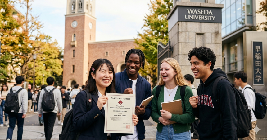 Waseda Partial Tuition Waiver Scholarship