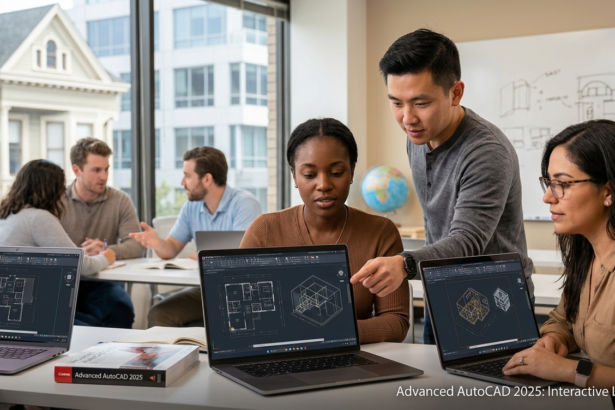 Advanced AutoCAD 2025: Interactive Learning course on Udemy, free with coupon, advanced CAD and engineering design techniques.