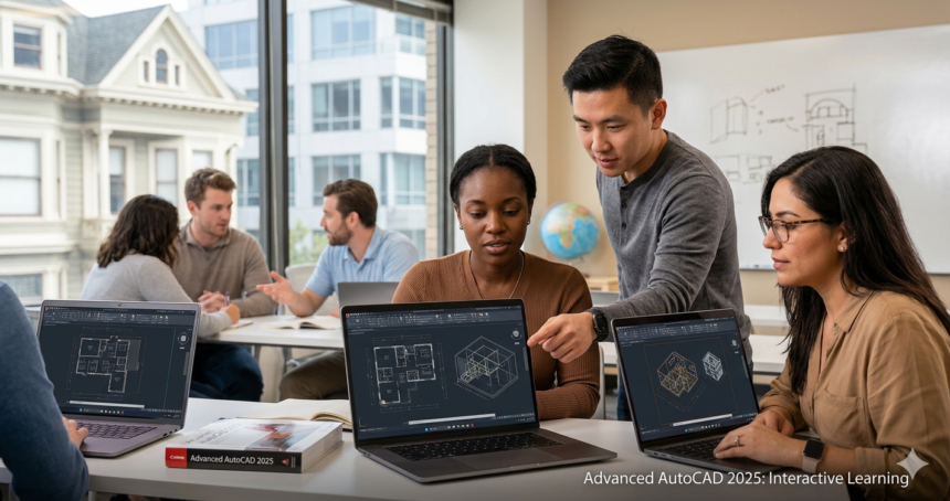 Advanced AutoCAD 2025: Interactive Learning course on Udemy, free with coupon, advanced CAD and engineering design techniques.