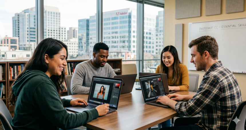 Complete Course in Adobe Photoshop CC course on Udemy, free with coupon, professional photo editing and graphic design skills.